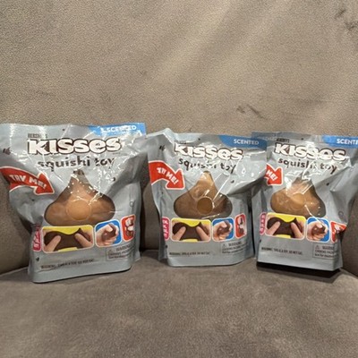 Hershey's Kisses Scented Squish Squeeze Ball Stress Reliever - Lot of 3!