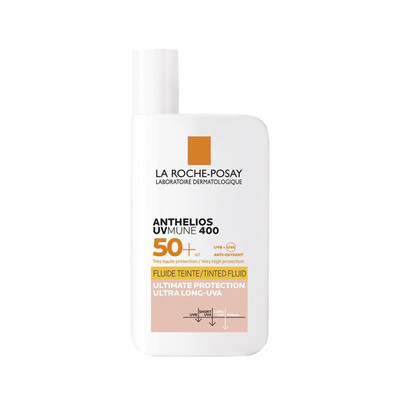 La Roche Posay Anthelios Invisible Fluid, Getönt Uvmune 400 Mit LSF50+, Sonnenfl