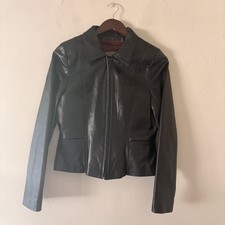 Wilsons Leather Black Zip-Up Jacket - Size Sm...