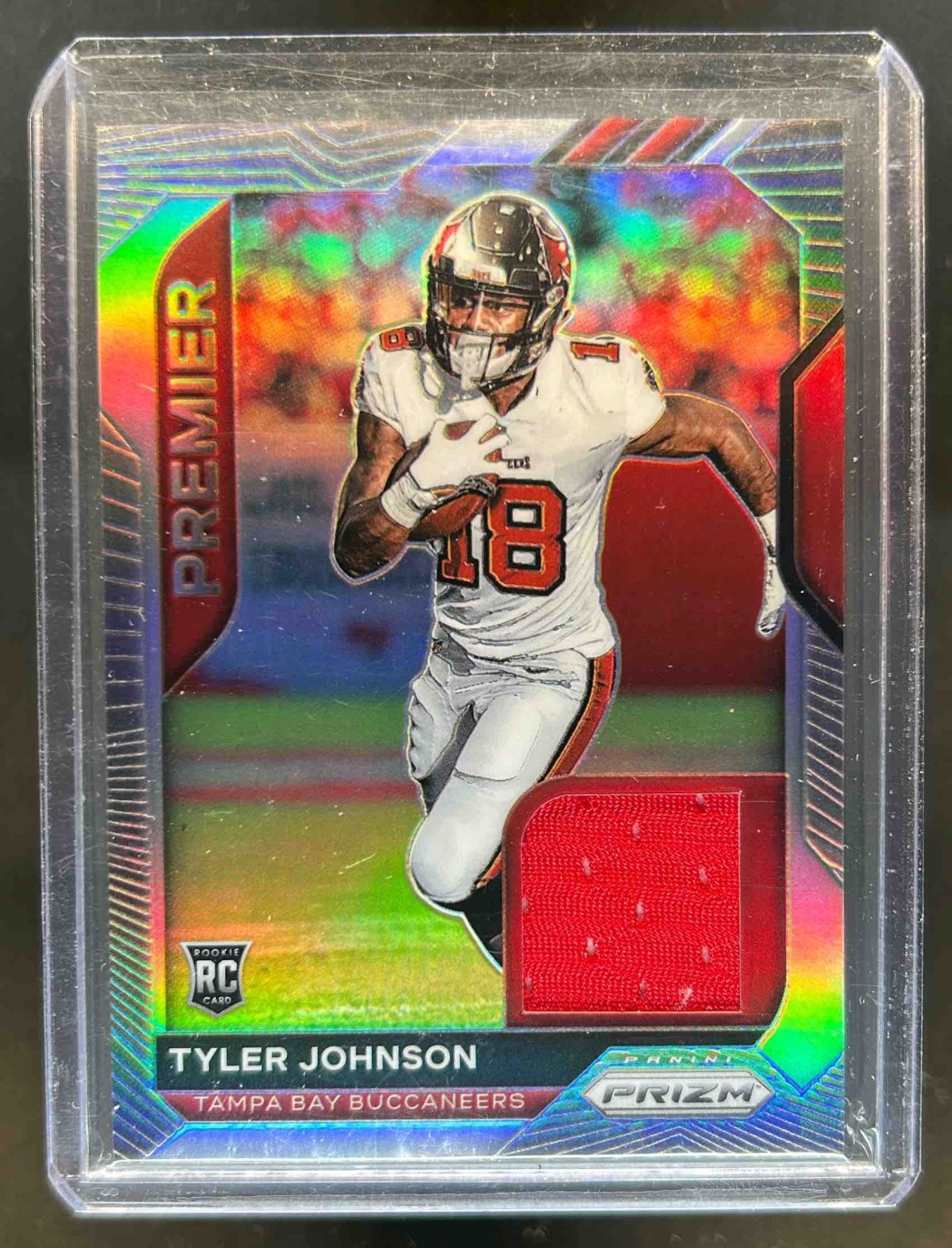 Tyler Johnson Panini Prizm Premier Jerseys Relics #23 Base