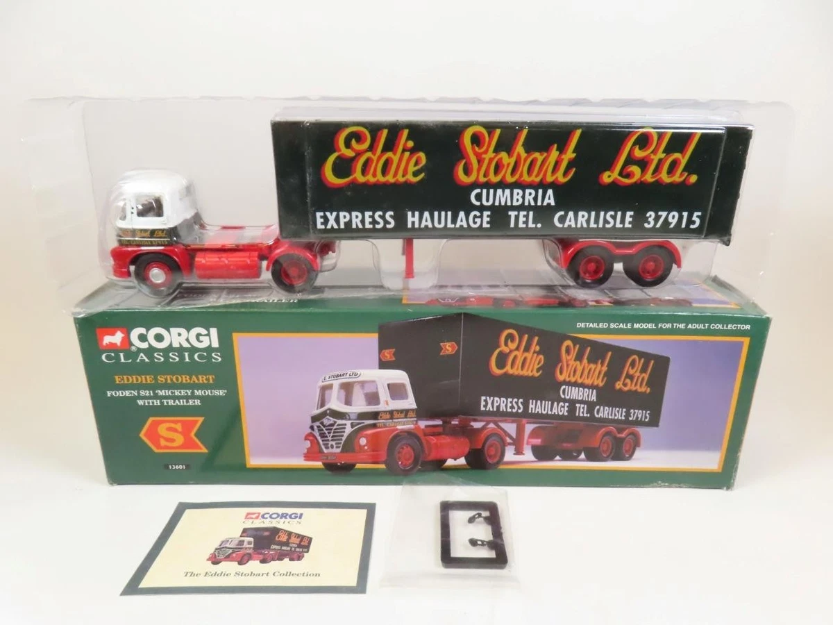 Corgi 1/50 Foden S21 Eddie Stobart – Camion Articulé Avec Conteneurs, Collection Miniature