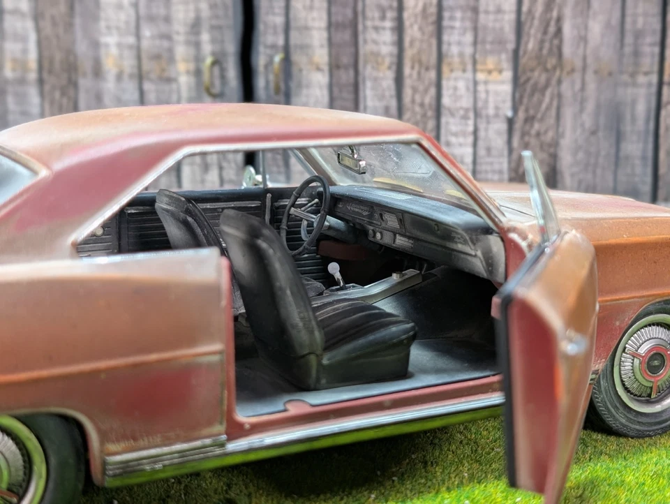 1/18 diecast car 1966 Nova SS rusty weathered barnfind Bob's Beaters - Image 4 of 4