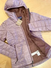 NEW! PATAGONIA Women Nano Puff Hoody Jacket—(XS)—“STORMY MAUVE” (Purple Pink)