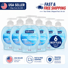 Softsoap Liquid Hand Soap Fresh Breeze 7.5 Fl Oz each Pack of 6 Paraben-Free