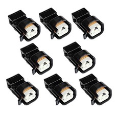8Pcs Fuel Injector Connectors Adapter Plug LS1 EV1 to EV6 EV14 USCAR LS2 LS3
