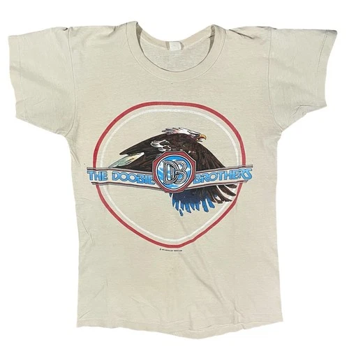 Vintage The Doobie Brothers 1970s Concert Tour t-shirt Mediu 1970s vintage concert t-shirt, vintage, size M, single stitch, B+ condition
