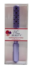 Uplifting Facial Roller Energizes Revives Brightens Skin Purple BY PLUM BEAUTY