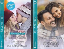 Lot x 2 Harlequin Collection BLANCHE n° 1811 + 1829--4 romances année 2025/26