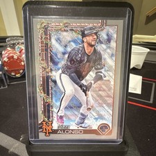 Topps 2023 Holiday Pete Alonso New York Mets Silver Glitter #H34 Baseball Card
