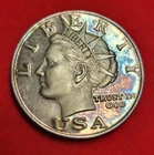 2003 NORFED Liberty Head design - Ten Dollars - One Oz .999 Fine Silver Round