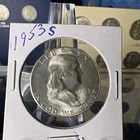 1953-S 50C FRANKLIN SILVER HALF DOLLAR GEM BU