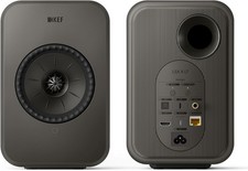 KEF LSX II LT Wireless Bookshelf Speaker Pair Graphite Grey