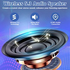 1Pc 4 In 1 Foldable Wireless Speaker Phone Stand With Power Bank 360Degree Rotat