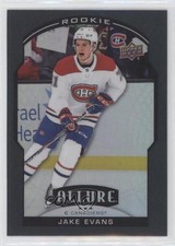 2020-21 Upper Deck Allure Rookie Black Rainbow Jake Evans #76 z9v