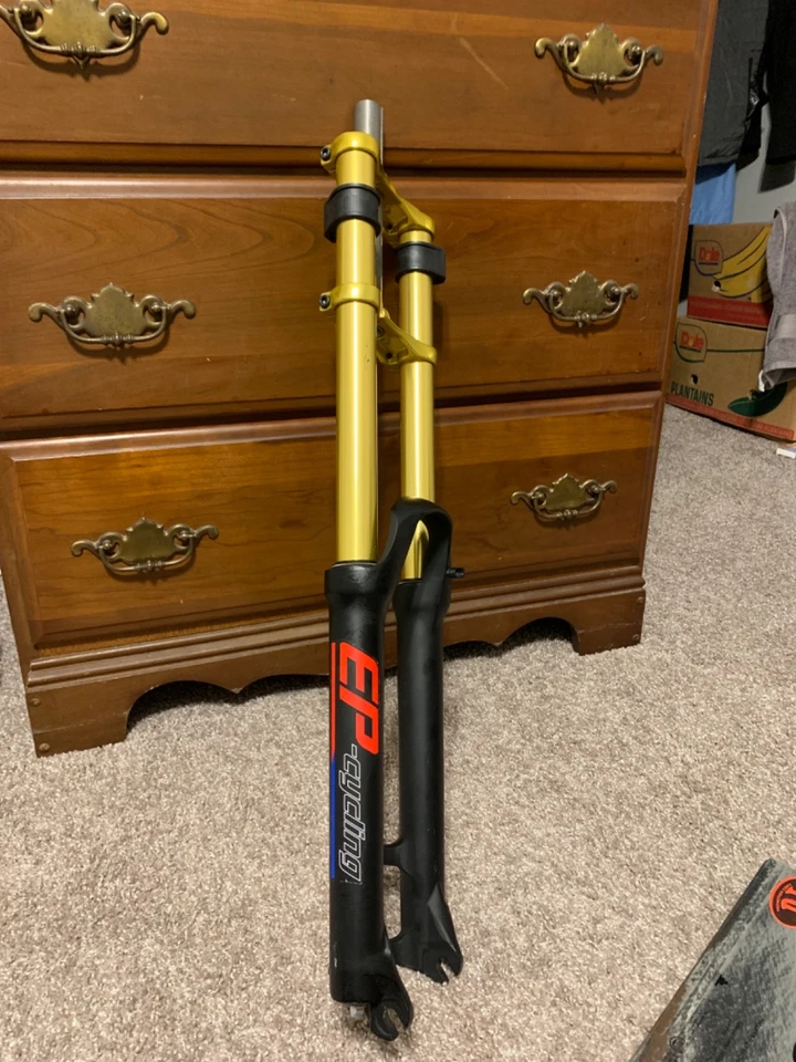 Horquilla de suspensión de ciclismo EP 30" Travel Boost ciclismo DH horquillas de bicicleta eje pasante Foto 3 de 4