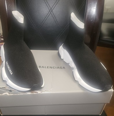 Balenciaga Women's Speed 2.0 Black And White