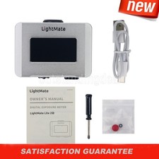 Metal Silvery LightMate 2R Film Camera Light Meter Light Digital Exposure Meter