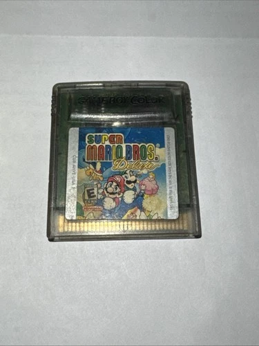 Very Good Super Mario Bros Deluxe Nintendo Game Boy Color GBC 1999 Tested Works