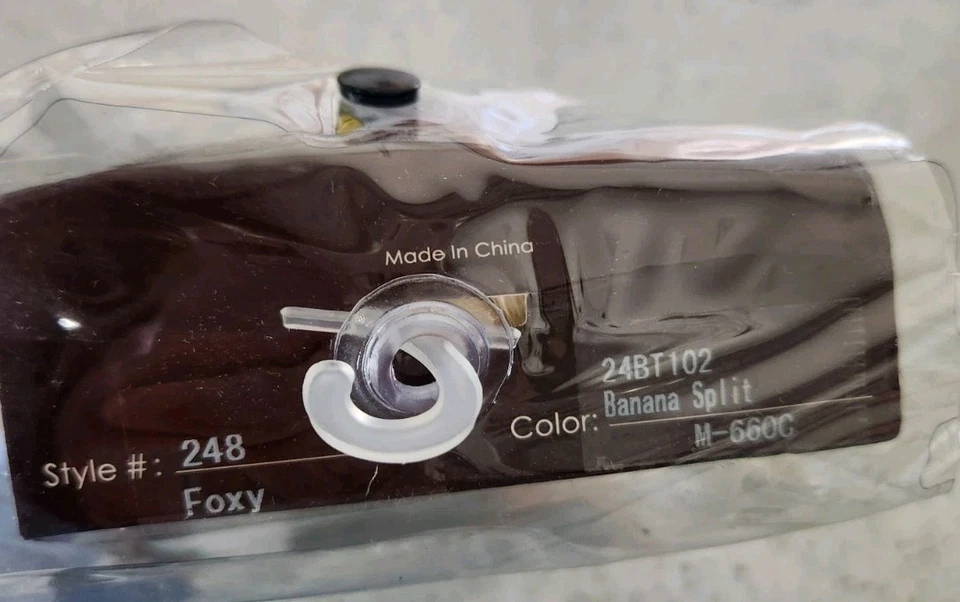 Foxy by Jon Renau Clip On Cola de Caballo Garra Clip Cordón 24BT102 Rubio Foto 4 de 4