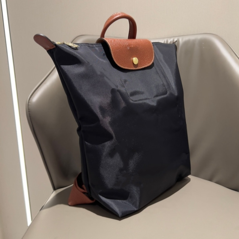 Longchamp Backpack -Black -Lightweight Foldable - image 2