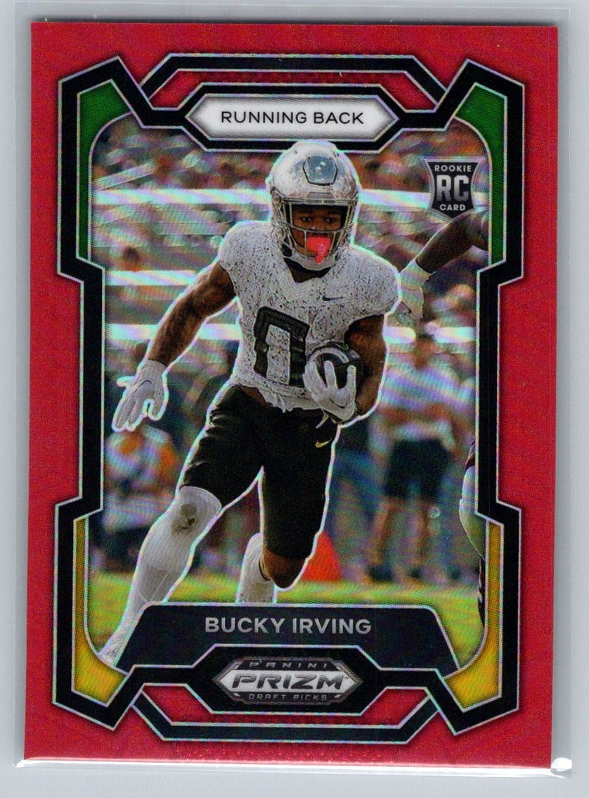 2024 Panini Prizm Draft Picks #172 Bucky Irving Red #/299