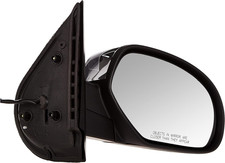 Folding Black Replacement Mirror for GM Vehicles - 62087G GM1321340