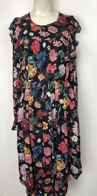 KHUJO Damen Kleid Modell: Mijal Mehrfarbig S