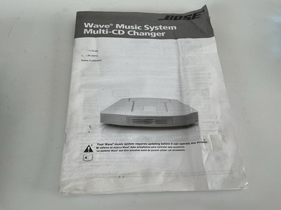 Bose Wave Music System Multi-CD Changer- Owners Guide User Manual Original Book
