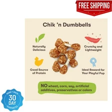 Pet 'n Shape Chik 'n Rice Dumbells - Natural Dog Treats, Chicken, 1 Pound