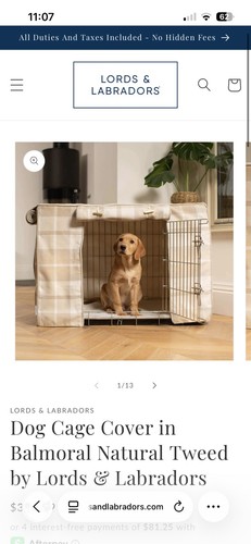 Lords And Labradors Crate Cage Cover