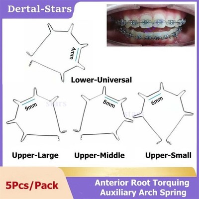 Dental Orthodontic Anterior Root Torquing Auxiliary Arch Torque Spring L/M/Lower