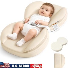 Waterproof Baby Changing Pad W/ Non-Slip Base Memory Foam  Adjustable Strap New