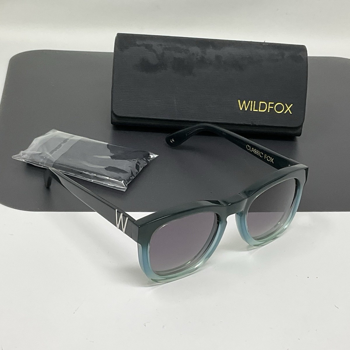 Wildfox Silver Frame Sunglasses with Dark Gray Lenses WX Ozone Sunglasses - Silver Flash Lenses | Wiley X main image 2