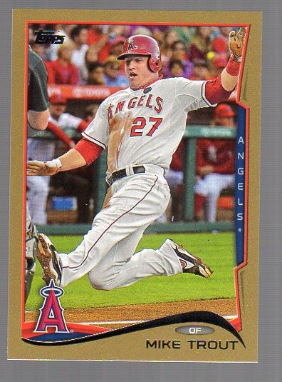 B5365- 2014 Topps Gold Baseball Card #s 1-250 -You Pick- 15+ FREE US SHIP
