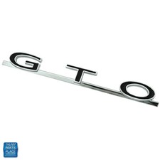 1964-67 Pontiac Gto Quarter Panel Emblem Black Gm 9775668