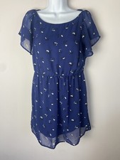 Forever 21 Women's Blue and Navy Dress Size Small