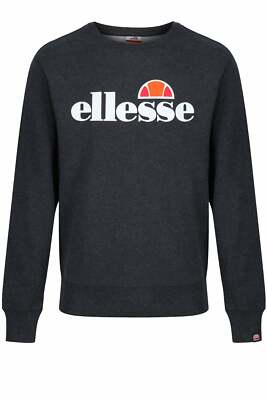 Ellesse SL Succiso Crew Neck Navy Sweatshirt - Clothing From N22