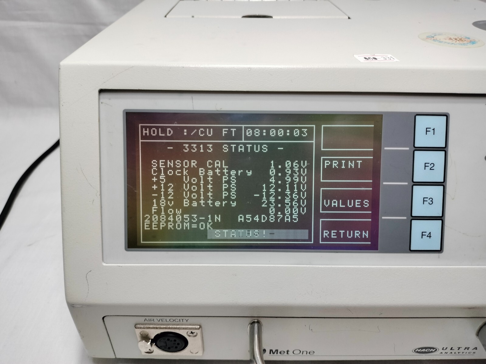 MET One Hach Ultra Analytics 3313 Particle Counter w/ Accessories