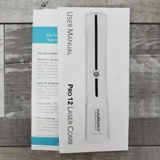 Hairmax Pro 12 Hair Growth LaserComb Used Rechargable Red Light Loss Thinning