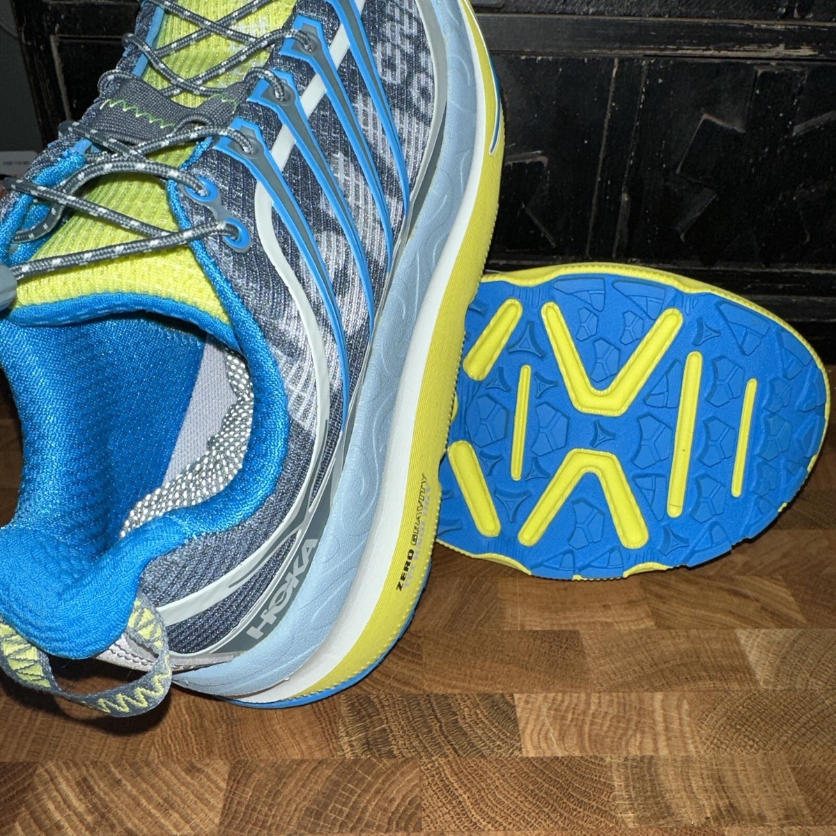 Hoka One Mafate Origins Trail Running Shoe Goblin Blue Diva