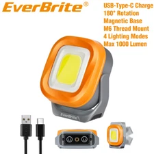 EverBrite Rechargeable Cordless 1000 Lumen Work Lights Magnetic LED Super Bright
