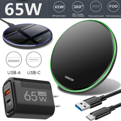 15W Wireless Fast Charger Charging Pad Dock For iPhone17 16 15 14 13 12 11 X Pro