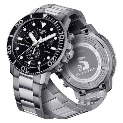 Tissot T-Sport Seastar 1000 Chronograph Diver's Men's Watch T120.417.11.051.00 - Bild 2 von 5
