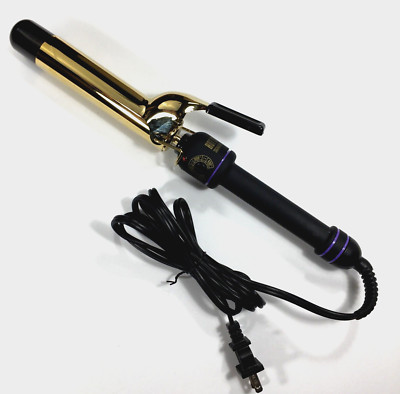 HOT TOOLS Curling Iron Pro Signature Series 1.5'' Gold Temp Control Knob to 480°
