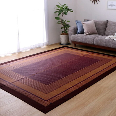 IKEHIKO Tatami mat Japanese rush grass Carpet Area Rug Modern