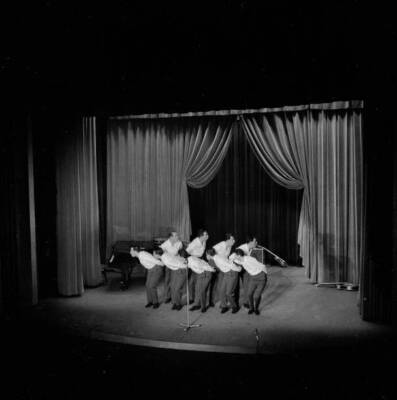 The Compagnons de la chanson Paris Bobino 1960s Old Photo