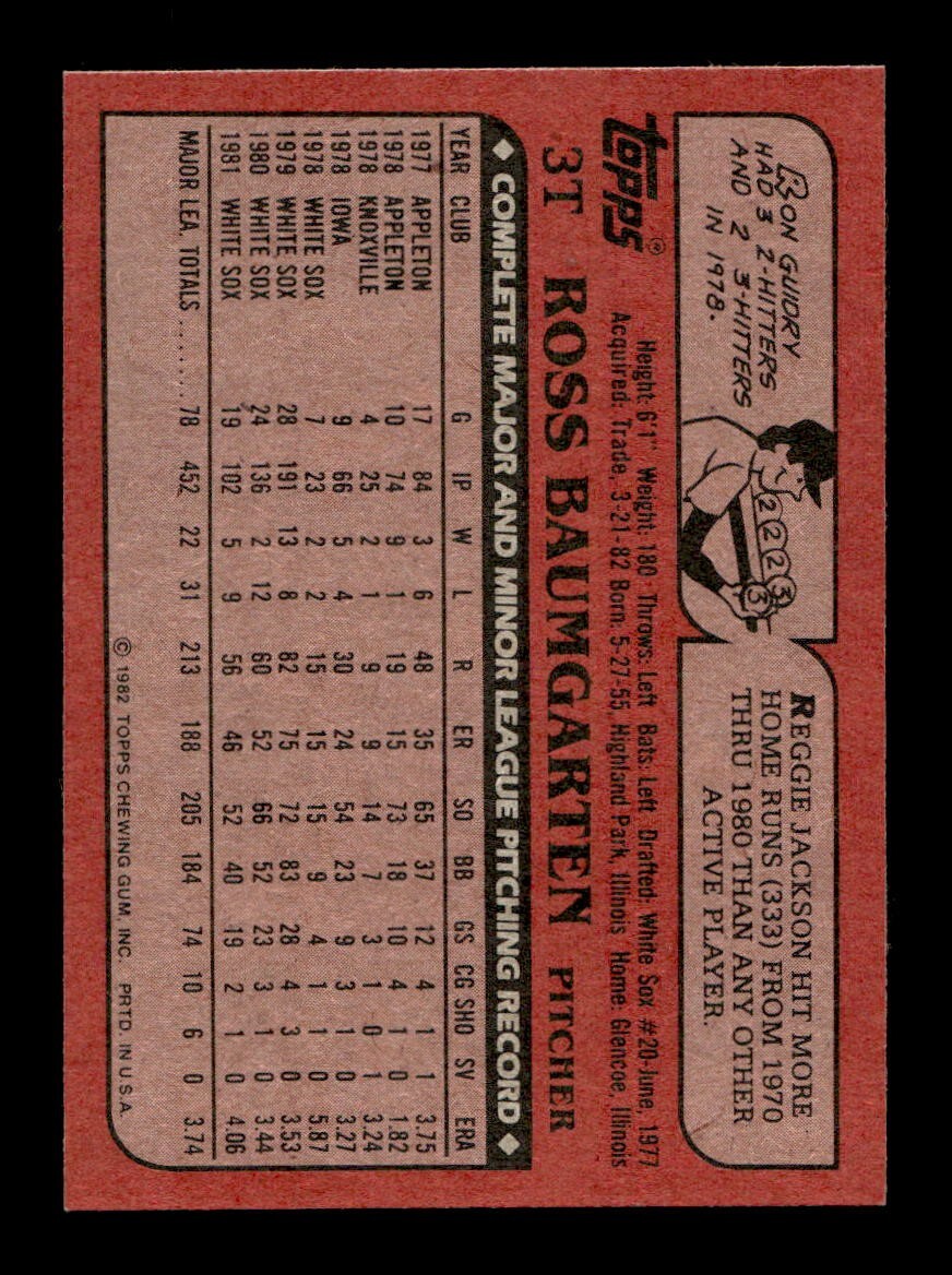 1982 Topps Traded 1-132 EX-MT/NM Pick From List All PICTURED - Picture 217 of 501