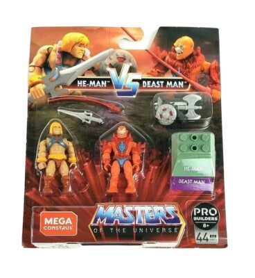Mega Construx Masters of the Universe He-Man vs Beast Man Pro Builders 44pc