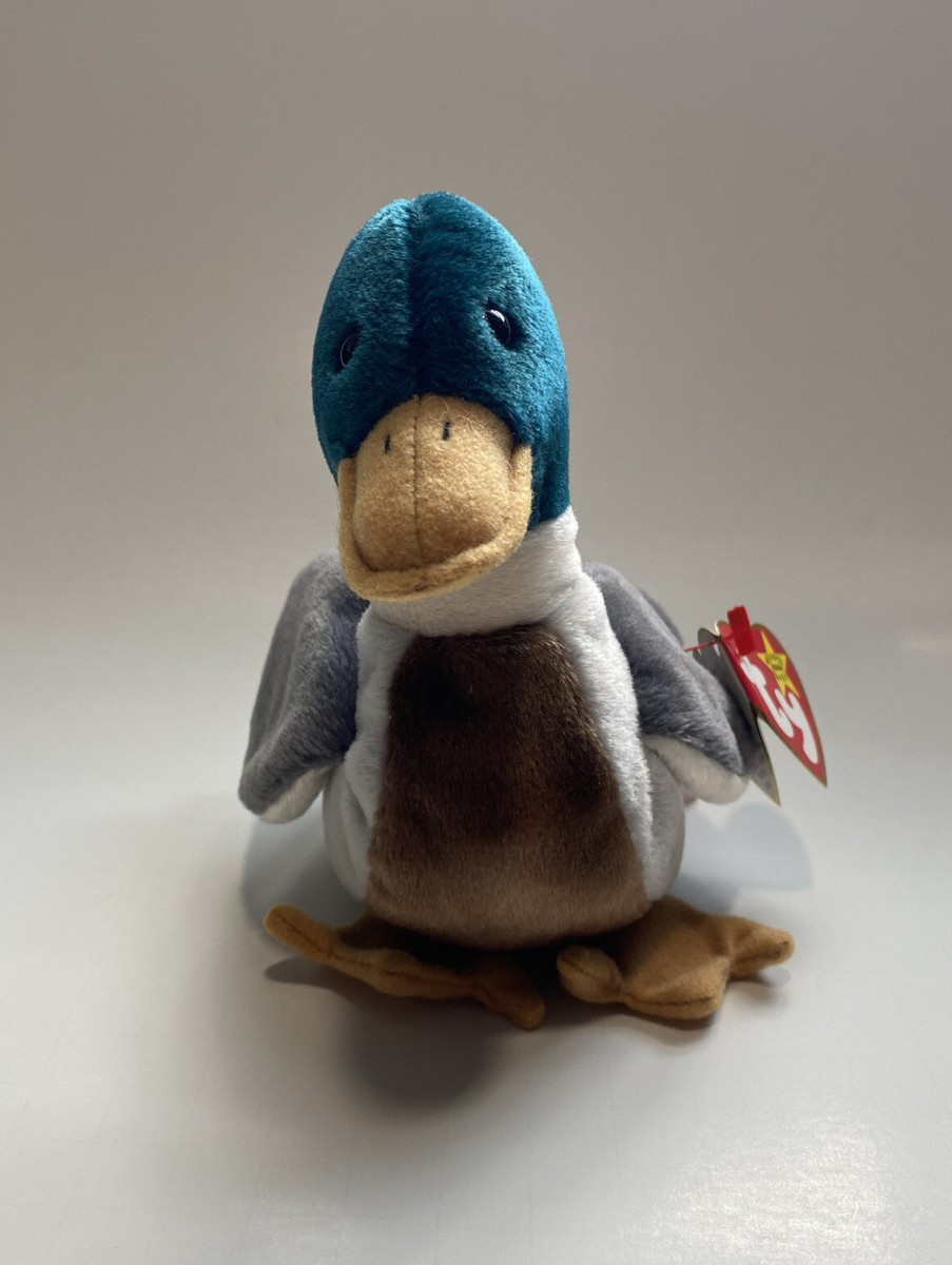 TY Beanie Baby Jake Mallord Duck Rare Errors 453 Double Stamp