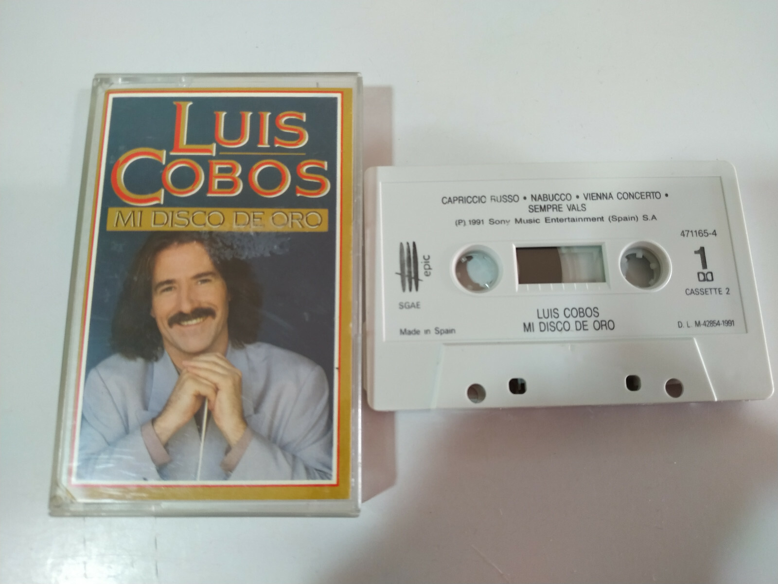 Luis Cobos My Gold Record 1991 - Cinta Tape Cassette